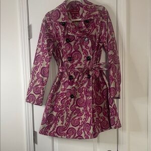 Merona Pink and Cream Pea Coat